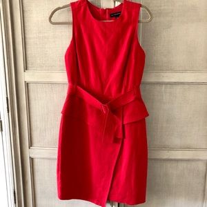 Banana Republic Red Dress With Detachable Belt!